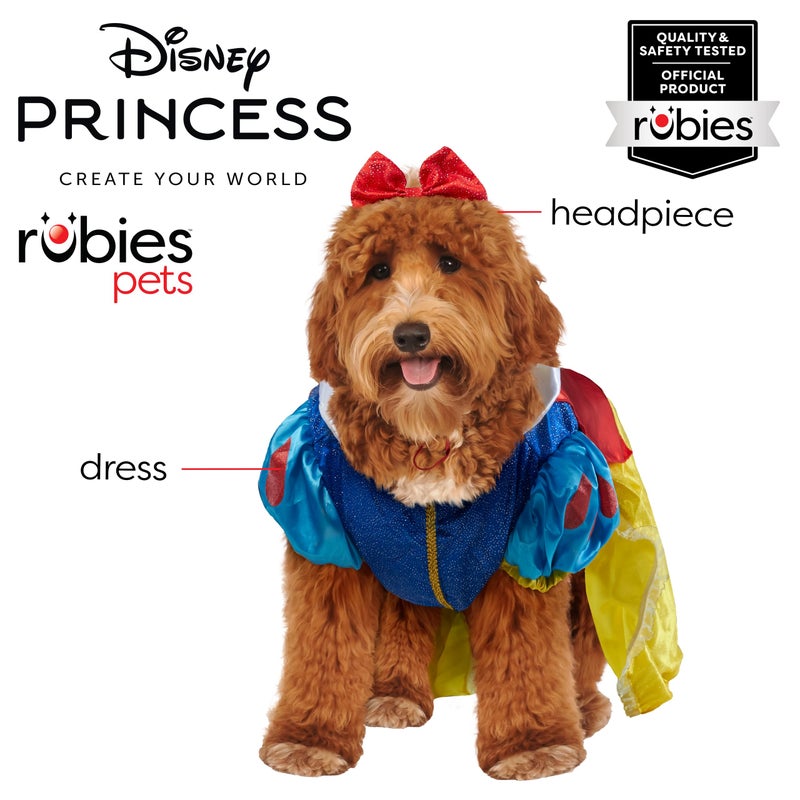 Rubies Disney Princesses: Snow White Pet Costume for For Dogs or Cats by Rubies, XXXL - Image 2